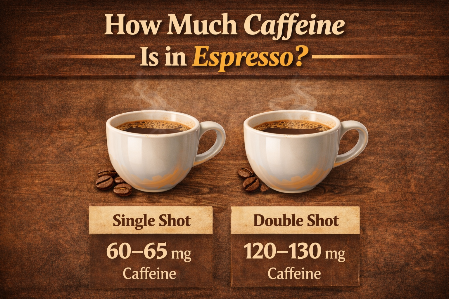 Caffeine How Much Caffeine Is in Espresso?