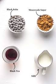 Tiger Milk Bubble Tea Ingredients for Tiger Milk Bubble Tea