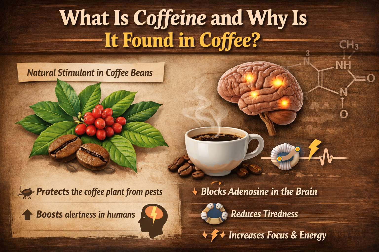 Caffeine What Is Caffeine and Why Is It Found in Coffee?