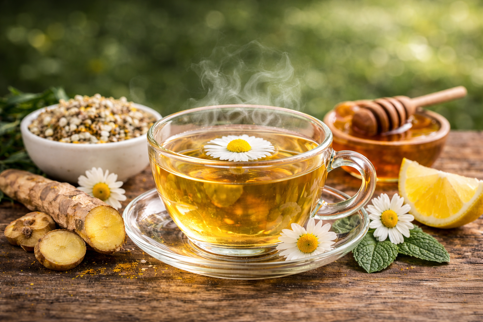 Chamomile Tea for Throat Comfort