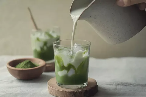 matcha latte Flavor Profile of an Iced Matcha Latte