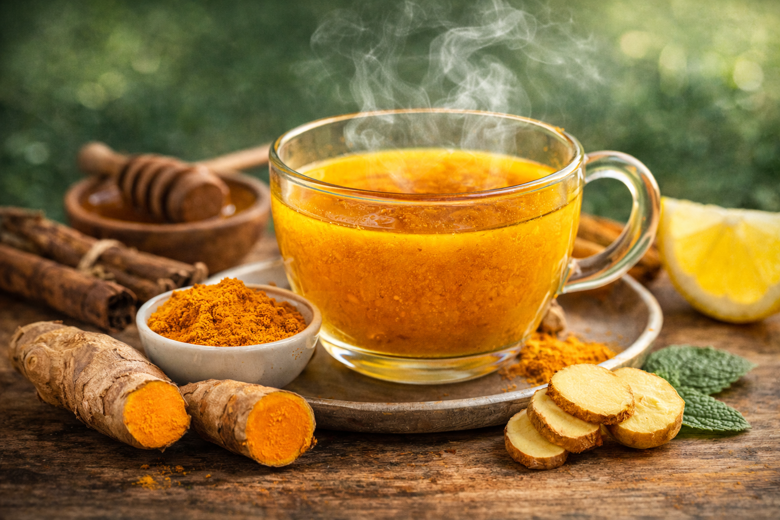 Ginger Tea for Sore Throat Relief