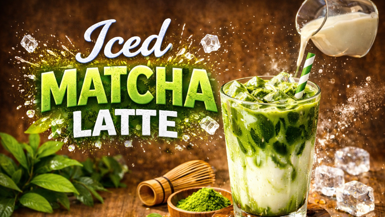 matcha latte Iced Matcha Latte