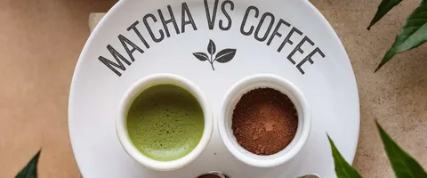 matcha latte Matcha vs Coffee