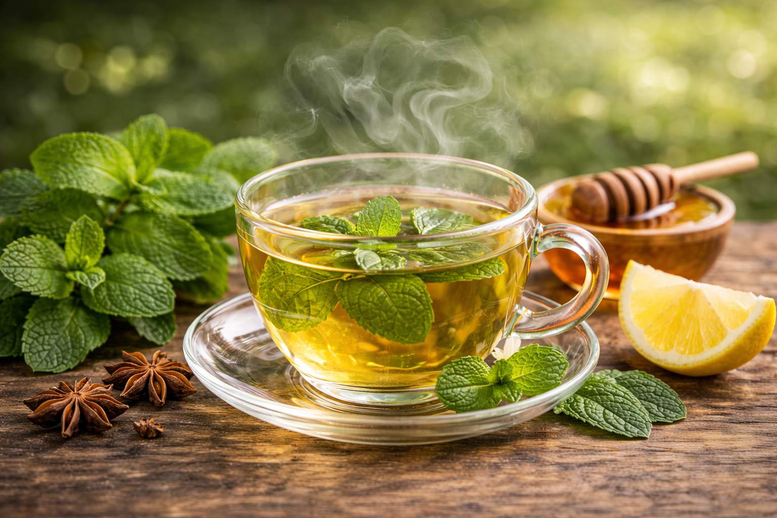 Peppermint Tea for Cooling Relief