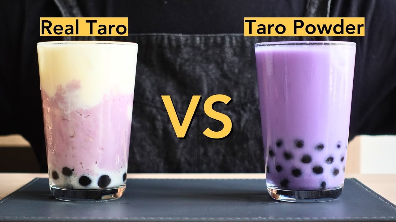Taro Powder vs. Taro Root in Boba Tea
