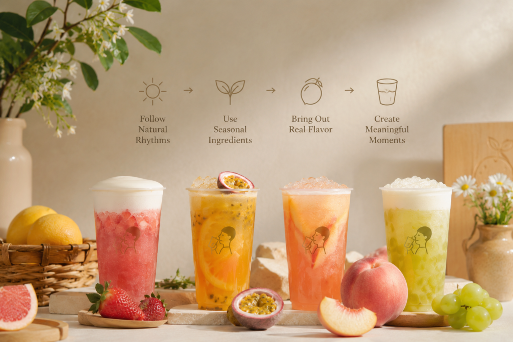 An explanation of the philosophy behind the menu during the season.