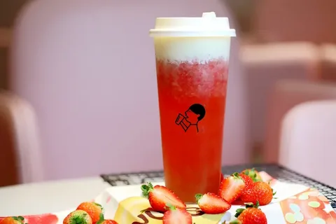 heytea Strawberry Fruit Tea