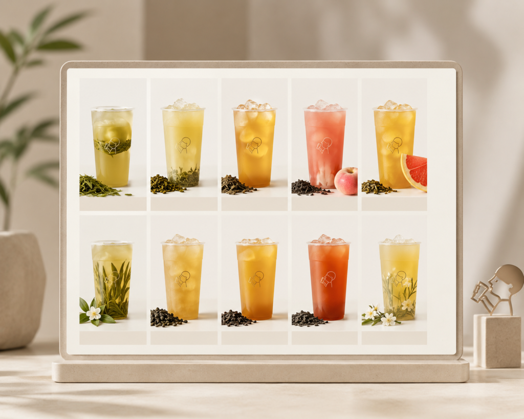 The HEYTEA Leaf Tea Menu is what?