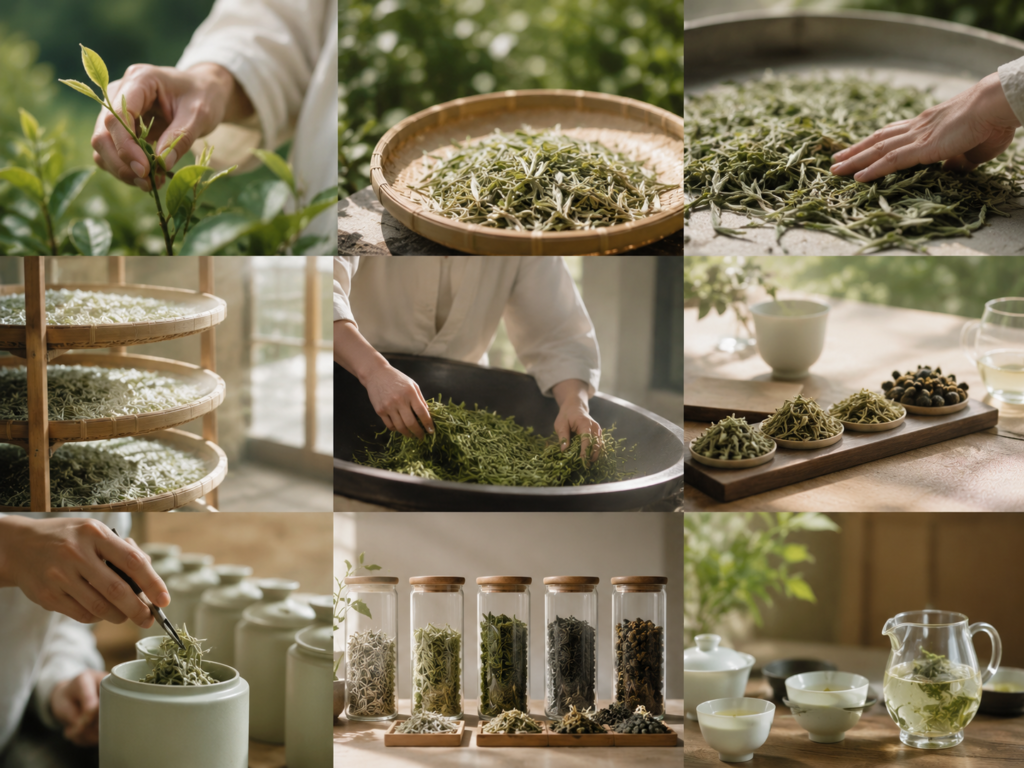 The production of white tea and specialty tea