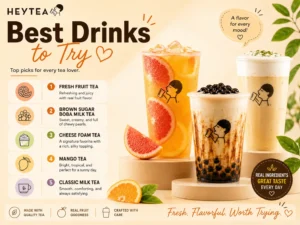 heytea Best Drinks to Try