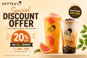heytea Special Discount Offer